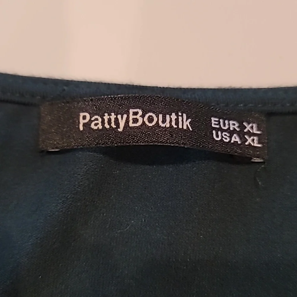 Patti Boutik Pullover Tunic Jersey Fabric Top Forest Green XL - Picture 7 of 11